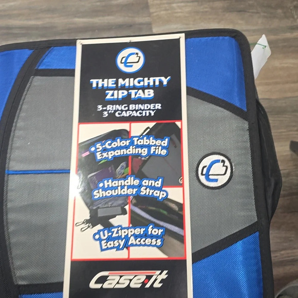 Case It Mighty Zip Tab 3 3-Ring Zipper Binders NWT - Picture 10 of 10